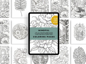 Mindful Gardens Coloring Pages