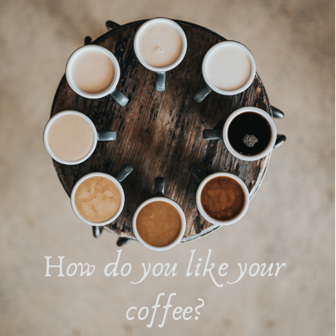 How do you like your coffee?
