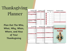 Load image into Gallery viewer, Thanksgiving Planner- Simple