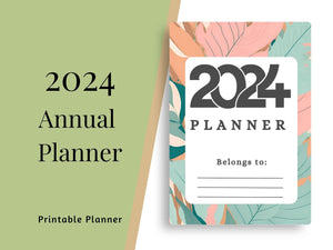 2024 Planner- Simple Boho