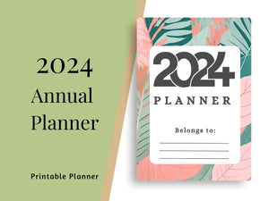 2024 Planner- Simple Boho