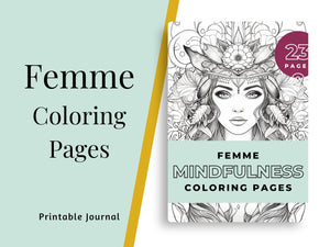 Femme Coloring Pages