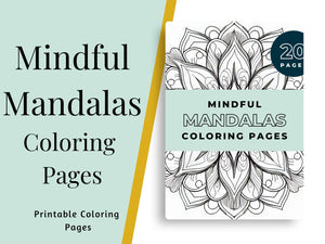 Mindful Mandalas Coloring Pages