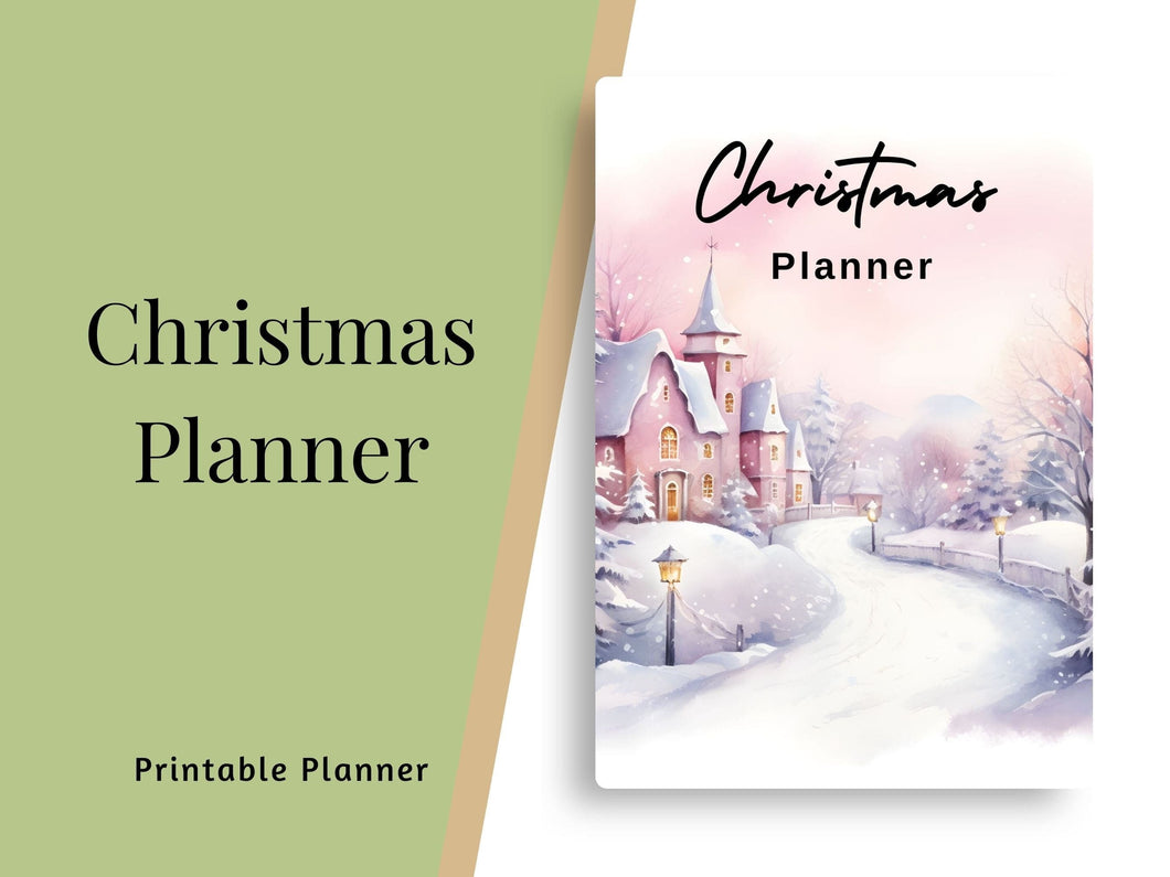 Pink Christmas Planner