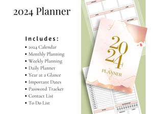 2024 Planner- Pink