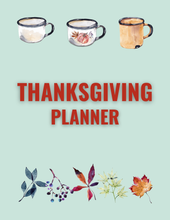 Load image into Gallery viewer, Thanksgiving Planner- Simple