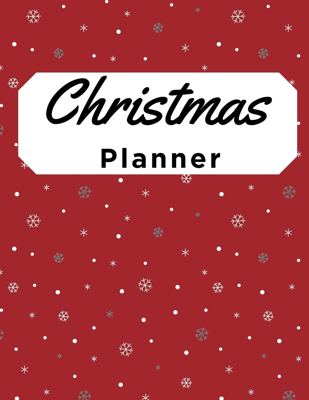 Christmas Planner- Holiday Pattern