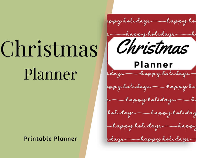 Christmas Planner- Holiday Pattern