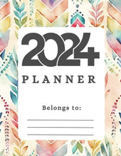 Load image into Gallery viewer, 2024 Planner- Simple Boho