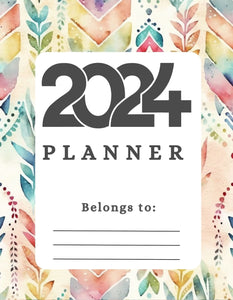 2024 Planner- Simple Boho