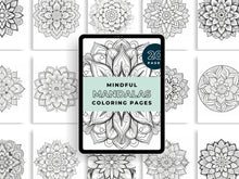 Load image into Gallery viewer, Mindful Mandalas Coloring Pages