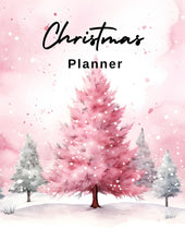 Load image into Gallery viewer, Pink Christmas Planner