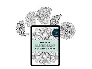 Mindful Mandalas Coloring Pages