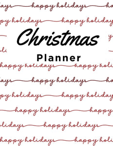 Christmas Planner- Holiday Pattern
