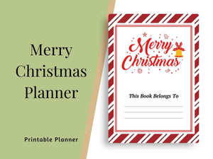 Merry Christmas Planner