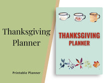 Load image into Gallery viewer, Thanksgiving Planner- Simple