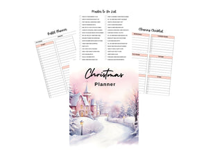 Pink Christmas Planner