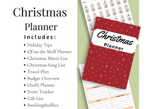 Christmas Planner- Holiday Pattern