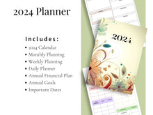 Load image into Gallery viewer, 2024 Planner- Floral