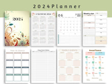 Load image into Gallery viewer, 2024 Planner- Floral