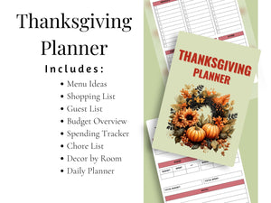 Thanksgiving Planner- Simple
