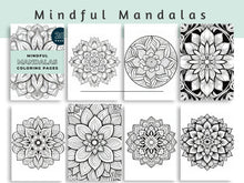 Load image into Gallery viewer, Mindful Mandalas Coloring Pages