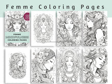 Load image into Gallery viewer, Femme Coloring Pages