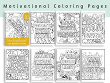Load image into Gallery viewer, Motivational Coloring Pages