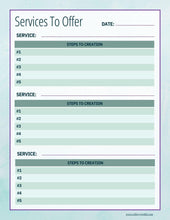 Load image into Gallery viewer, Printable Business Planner