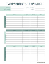 Load image into Gallery viewer, Personal Finance Tracker Planner Pages