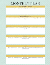 Load image into Gallery viewer, Goal Success Planner- Printable
