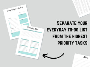 Printable List Pages