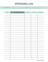 Load image into Gallery viewer, Personal Finance Tracker Planner Pages