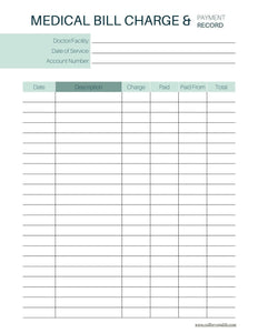 Personal Finance Tracker Planner Pages