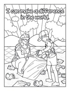 Printable Coloring Pages- "I Can" Affirmations