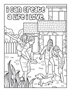 Printable Coloring Pages- "I Can" Affirmations