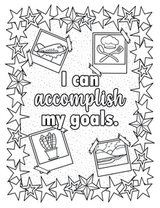 Free Printable Coloring Pages- "I Can" Affirmations