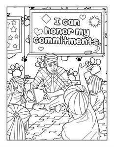 Printable Coloring Pages- "I Can" Affirmations