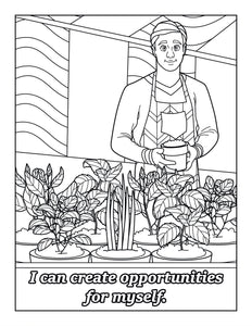 Free Printable Coloring Pages- "I Can" Affirmations