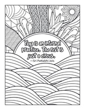 Load image into Gallery viewer, Free Printable Coloring Pages- Peace Love Yoga