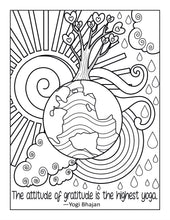 Load image into Gallery viewer, Free Printable Coloring Pages- Peace Love Yoga