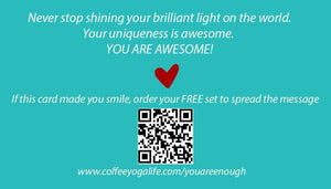 You Are Enough Cards- set of 10 cards